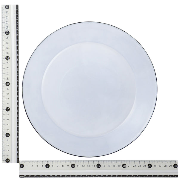 カラーガラス プレート L ブルー