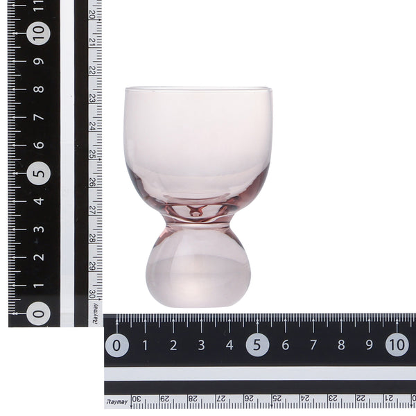 ウェーブレット ガラスボウル SS ブラウン