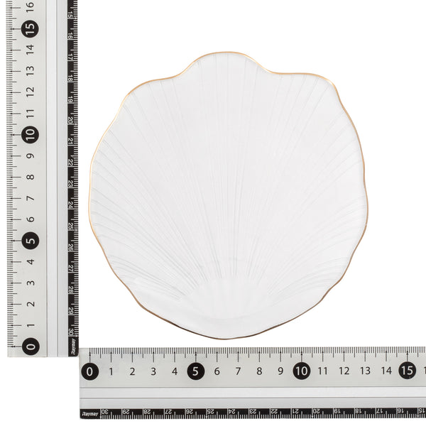 シェルガラスウェア S ホワイト