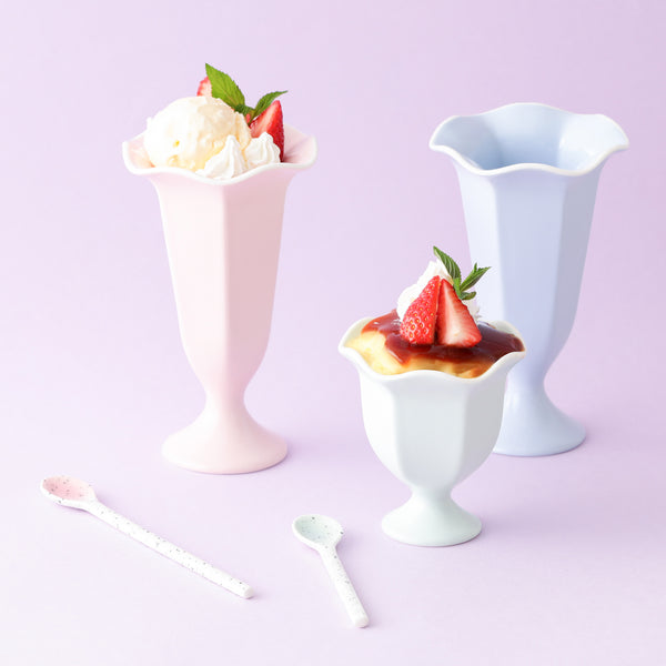 スプラッター デザートスプーン ピンク