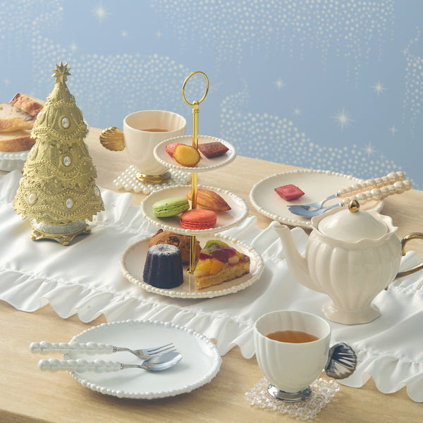 パール ディナースプーン ホワイト