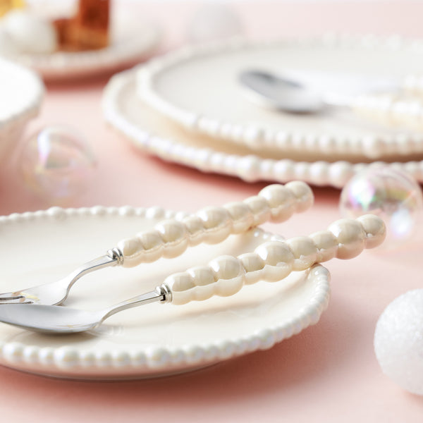 パール ディナースプーン ライトベージュ