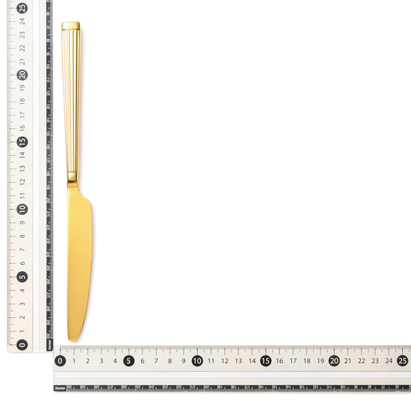 グラシュ ディナーナイフ ゴールド