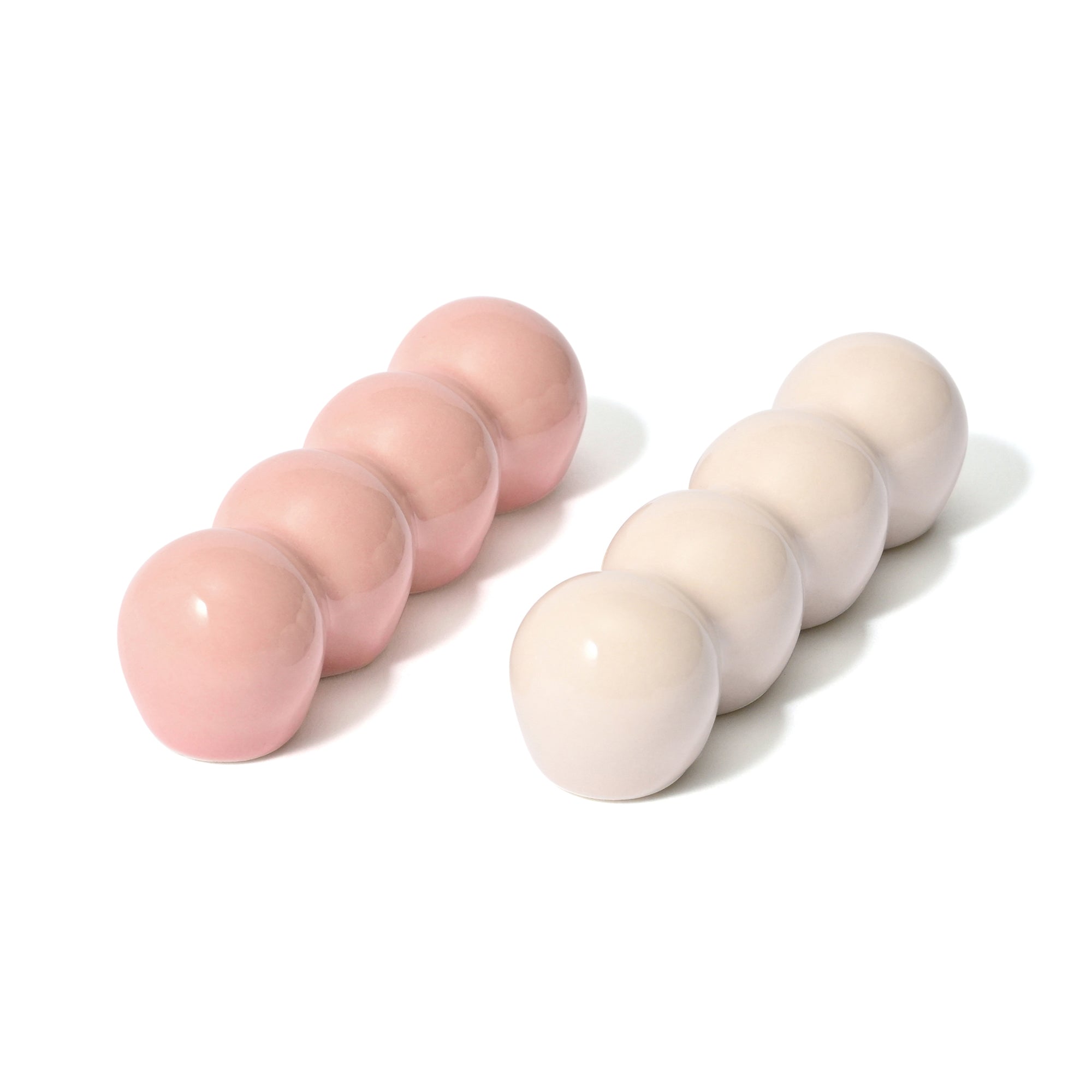箸置き 2個セット ポンポン ピンク