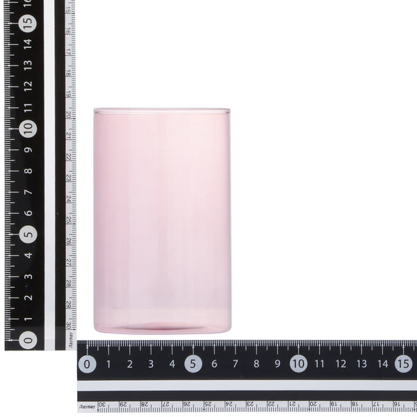 カラーガラス タンブラー ピンク