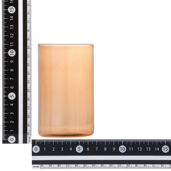 カラーガラス タンブラー ブラウン