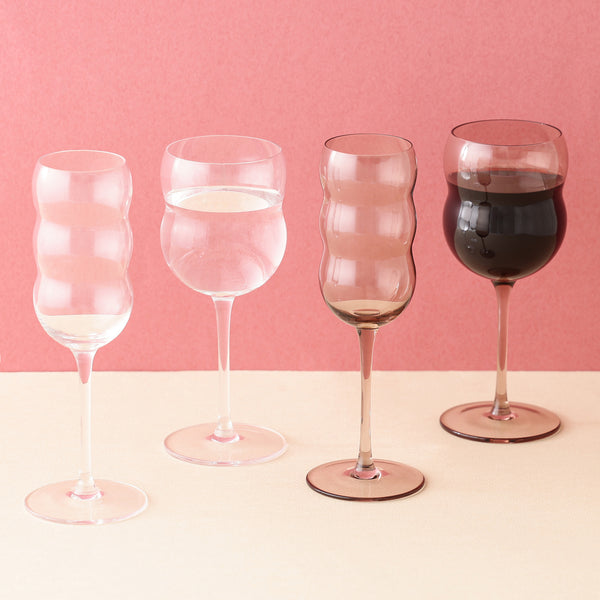 もこもこ シャンパングラス ブラウン