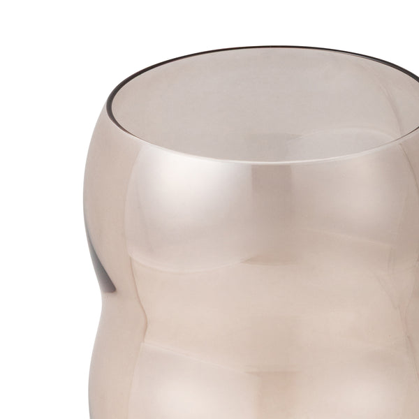 もこもこ シャンパングラス ブラウン