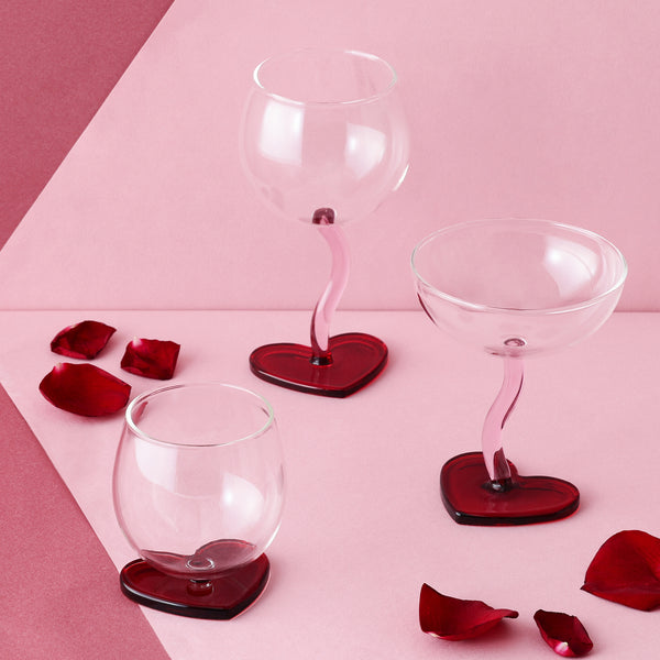 ハートフット タンブラー レッド