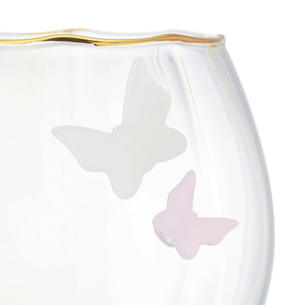 バタフライ タンブラー ピンク