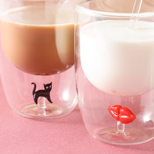 モチーフ ガラス マグ リップ