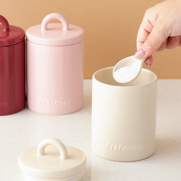 ロゴ キャニスター レッド