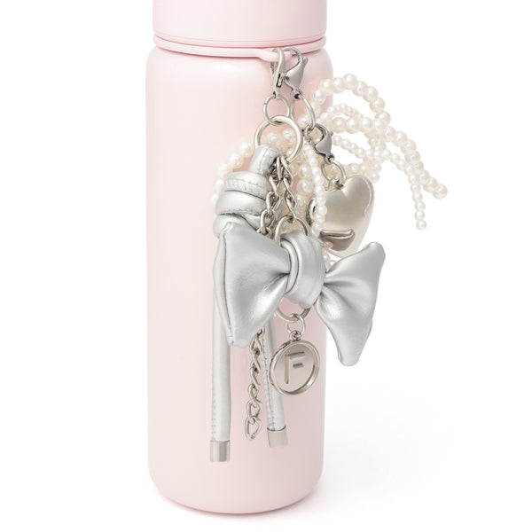 チャーム リボン シルバー