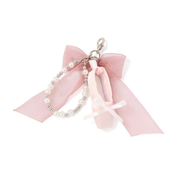 チャーム バレエシューズ ピンク