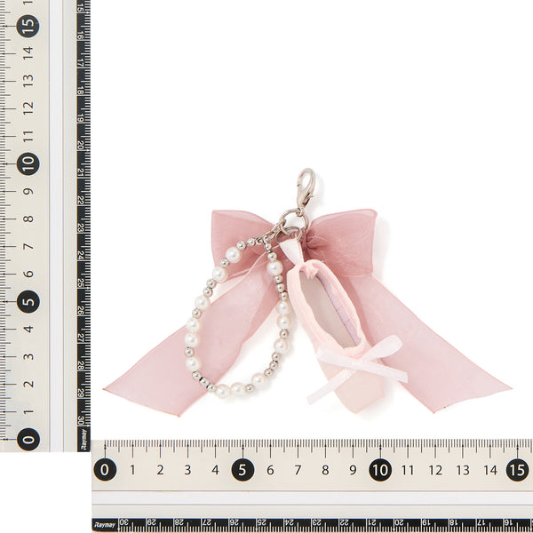 チャーム バレエシューズ ピンク