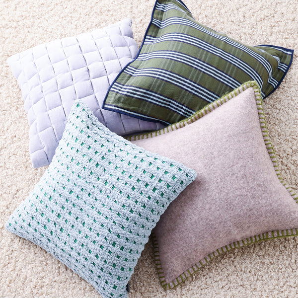 キルトスクエア クッションカバー 45×45 ライトパープル（052