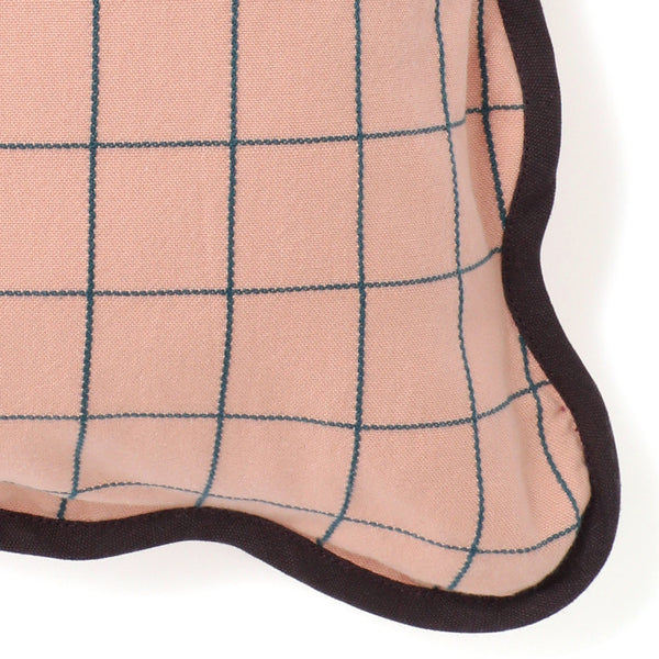 ウィンドウペンウェーブ クッションカバー 45×45 オレンジ（019）