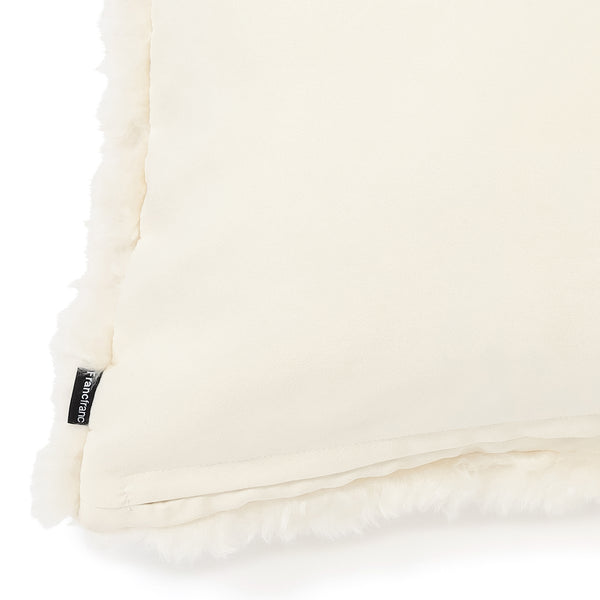 ファー クッションカバー 45×45 アイボリー（E-010） | Francfranc