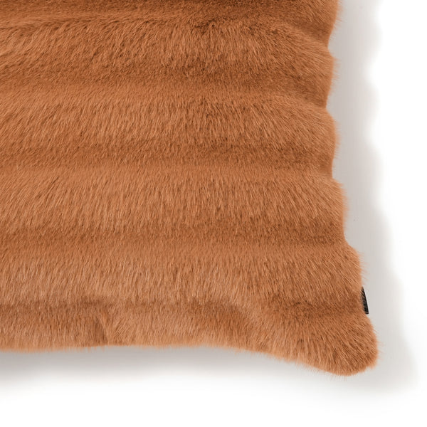 フェイクファー クッション／ブラウン ファー クッションカバー 450×450 ブラウン（K-023） | Francfranc