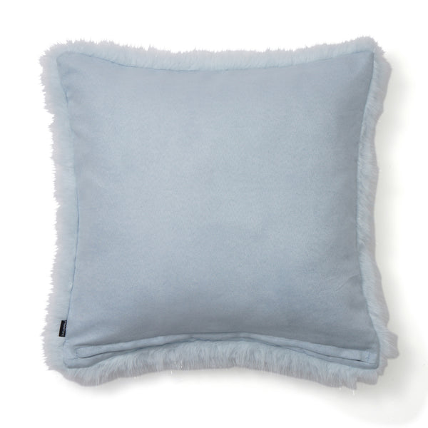 ファー クッションカバー 45×45 ライトブルー（I-020） | Francfranc