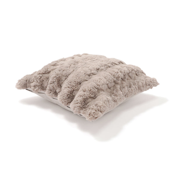 ファー クッションカバー 45×45 グレー（C005） | Francfranc（フラン