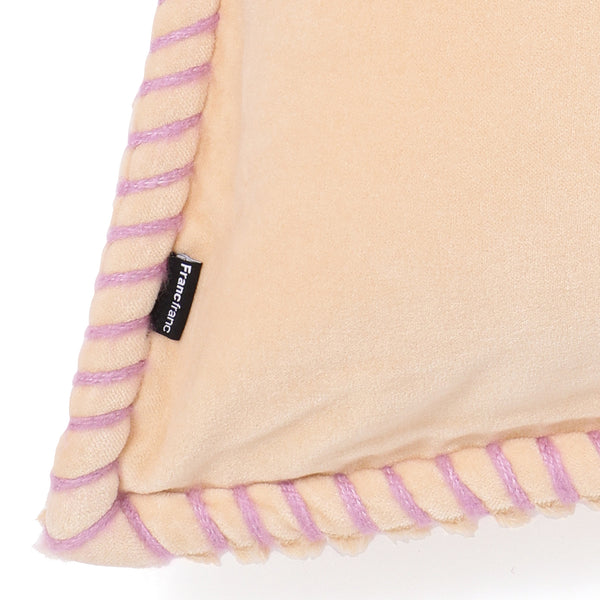 ファー クッションカバー 45×45 アイボリー（F-015）