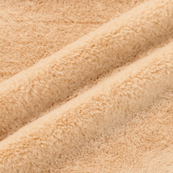 ファー クッションカバー 45×45 アイボリー（F-015）