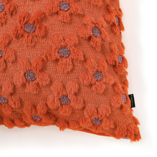 ファー クッションカバー 45×45 オレンジ（L-050） | Francfranc