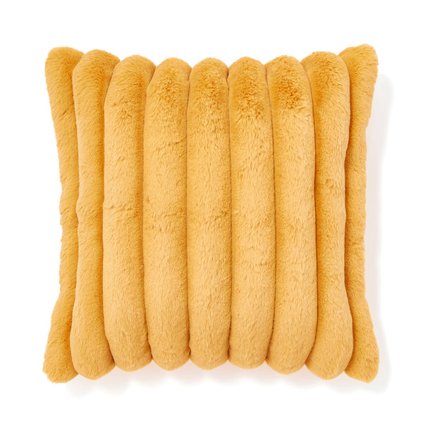 ファー クッションカバー 45×45 イエロー（J-003） | Francfranc