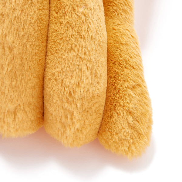 ファー クッションカバー 45×45 イエロー（J-003） | Francfranc