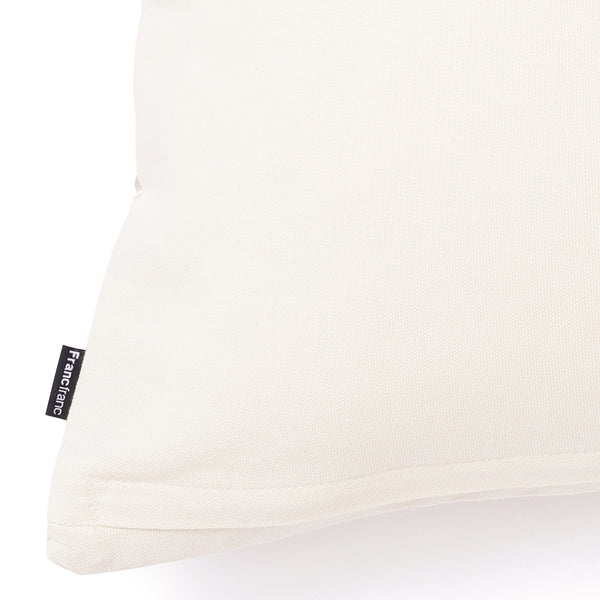 シャイニークロスキルト クッションカバー 450×450 アイボリー（B-081）