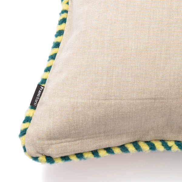 アートEMBフラワー クッションカバー 450×450 マルチ（049）