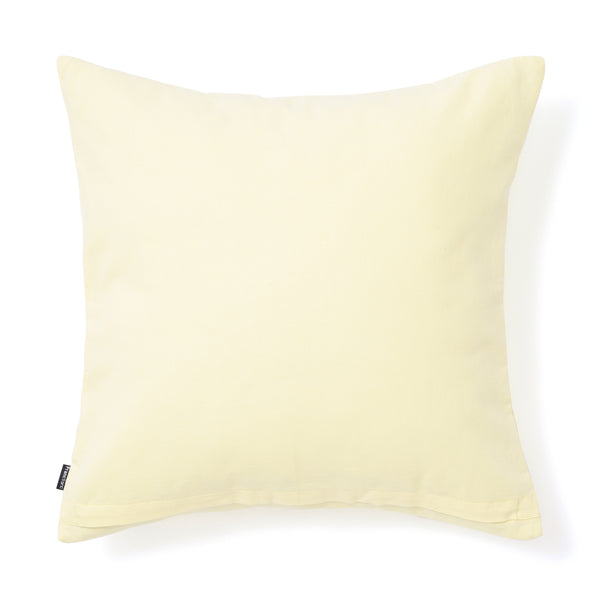ジオメトリックキルト クッションカバー 450×450 ライトイエロー（040）