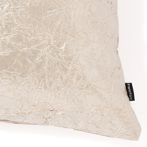 メタリッククラッシュ クッションカバー 450×450 ゴールド（023