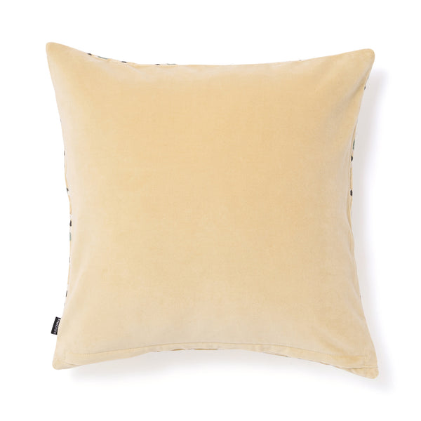 ジオメトリックEMB クッションカバー 450×450 イエロー（029）