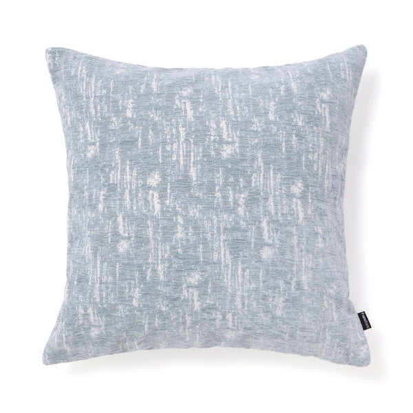 ベルベットジャガード クッションカバー 450×450 ライトブルー×シルバー（073）
