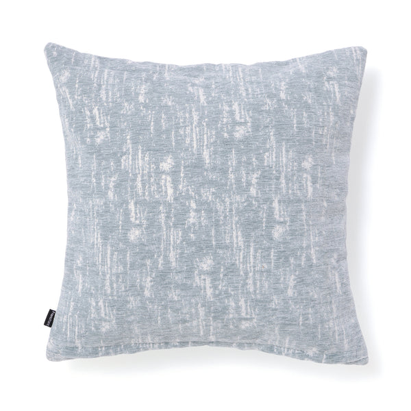 ベルベットジャガード クッションカバー 450×450 ライトブルー×シルバー（073）