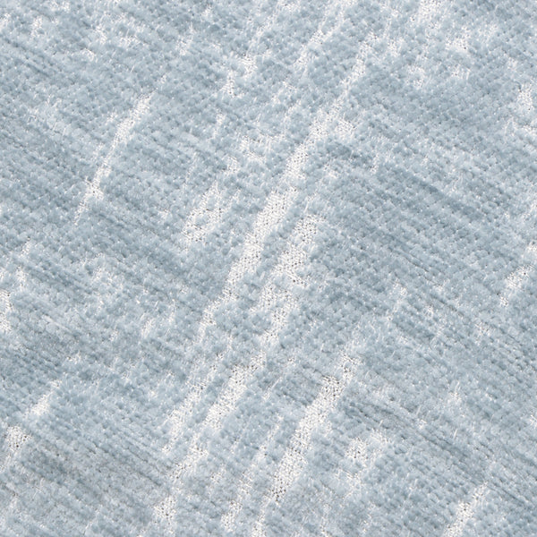 ベルベットジャガード クッションカバー 450×450 ライトブルー×シルバー（073）