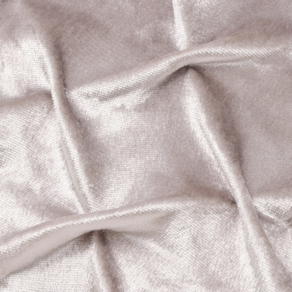 ベルベットスモッキング クッションカバー 450×450 ライトグレー（009）