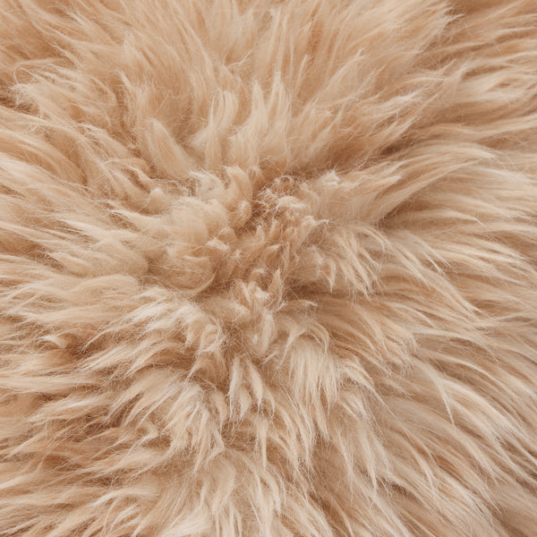エコファー クッションカバー 450×450 ベージュ（D-045）