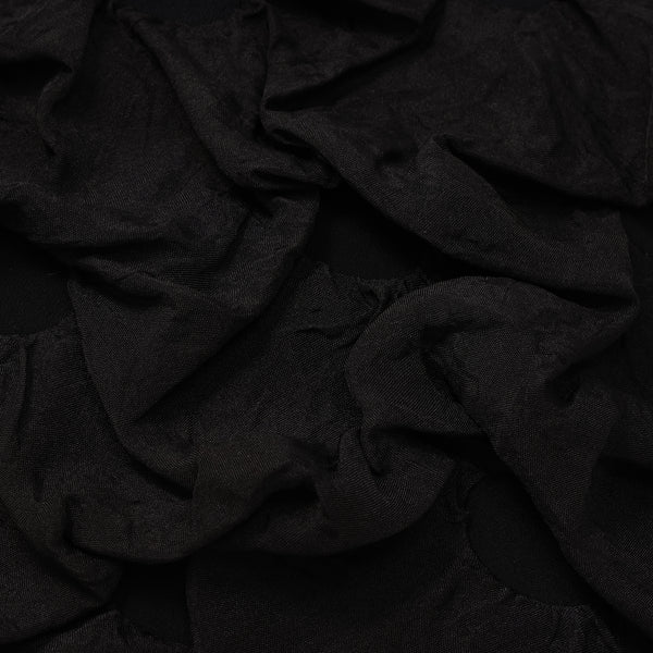 JQドット クッションカバー 450×450 ブラック（116）