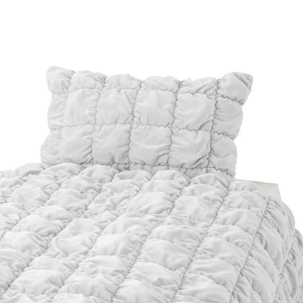 WARMY スクエアキルト まくらカバー 700×500 グレー