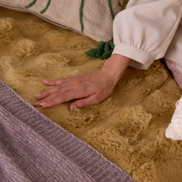 【Francfranc】ポコモコファー掛け布団カバー　シングル WARMY ポコモコファー 掛け布団カバー シングル ホワイト | Francfranc