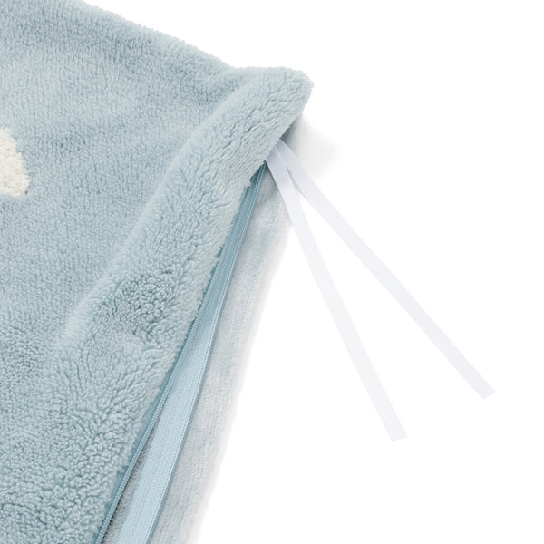 WARMY ハート 掛け布団カバー シングル ブルー