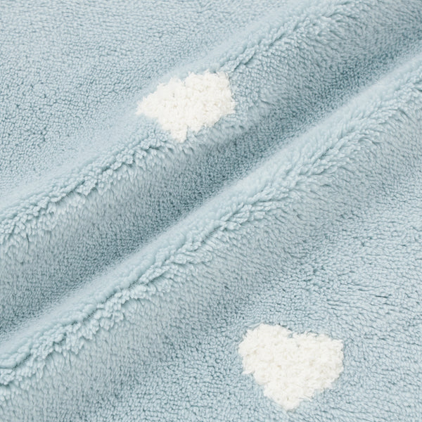 WARMY ハート 掛け布団カバー シングル ブルー