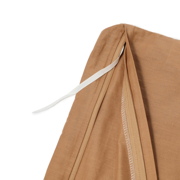 デイジーエンブロイダリー 掛け布団カバー ダブル ベージュ