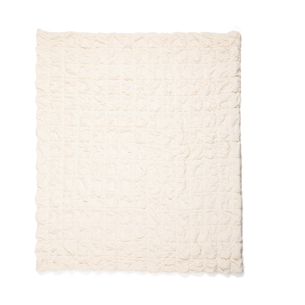 フランフラン　WARMY スクエアキルト掛け布団カバー ダブル アイボリー　美品 WARMY スクエアキルト 掛け布団カバー ダブル アイボリー | Francfranc
