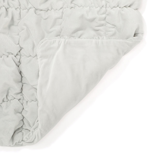 WARMY スクエアキルト 掛け布団カバー セミダブル グレー