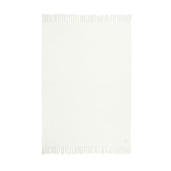 ゴーディス ホワモコ スロー（ひざ掛け） 1700×1300 アイボリー