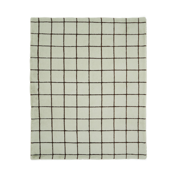 ファー スロー（ひざ掛け） 1700×1300 ミント